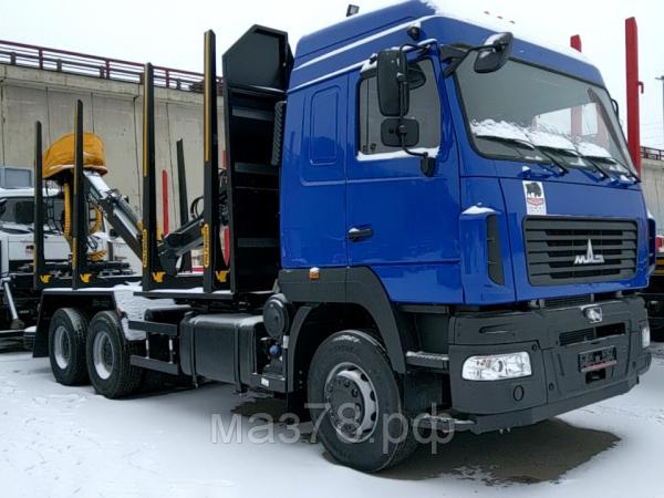 Сортиментовоз маз 6312С9-529-012 (612505) с Гидроманипулятором ОМТЛ-97.04 новый 2019год